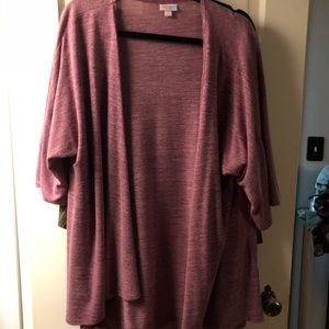 EUC Lularoe size S Lindsay sweater mauve